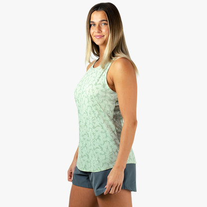 AFTCO AFTCO Ocean Bound Women's Fishing Tank Top Bay Leaf