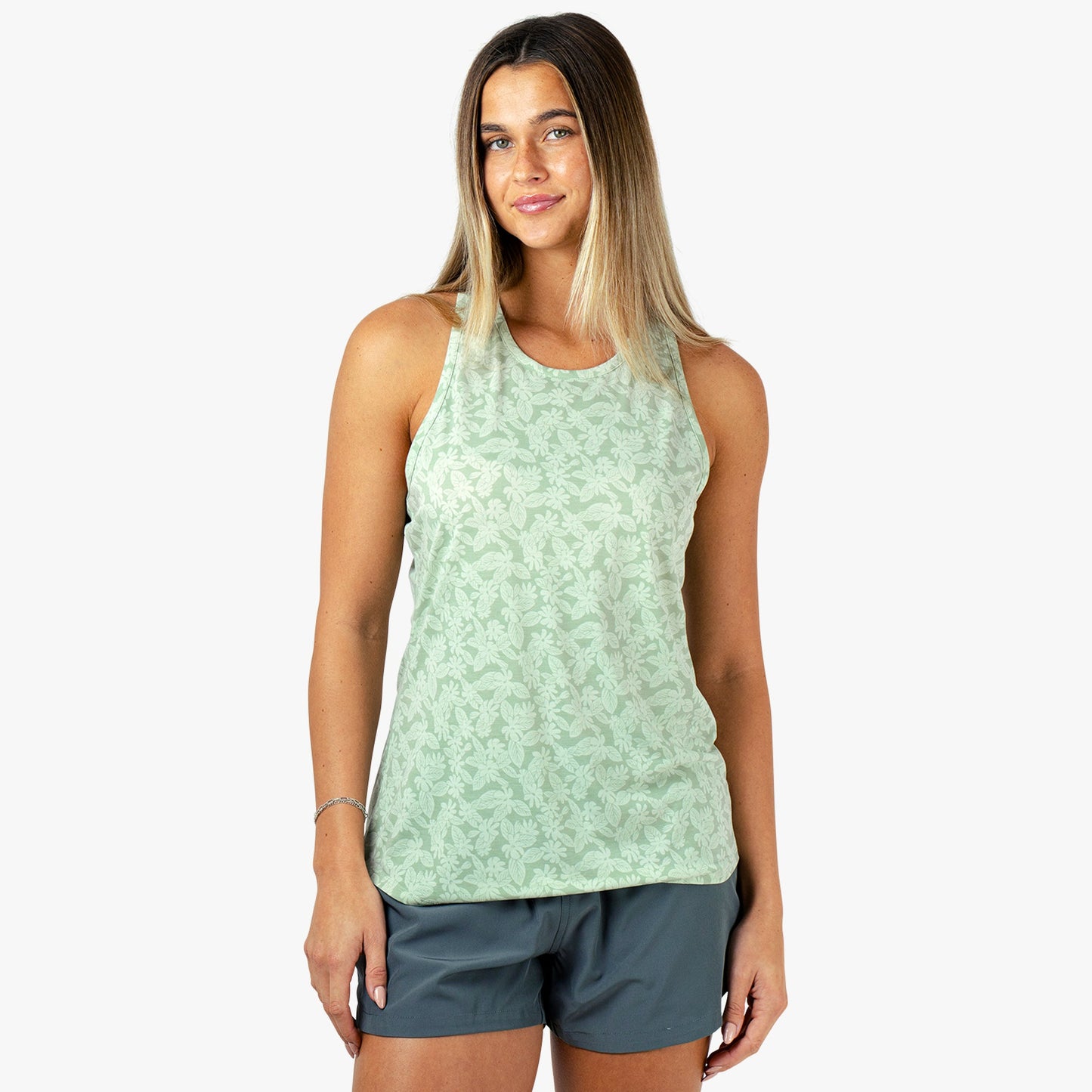 AFTCO AFTCO Ocean Bound Women's Fishing Tank Top Bay Leaf