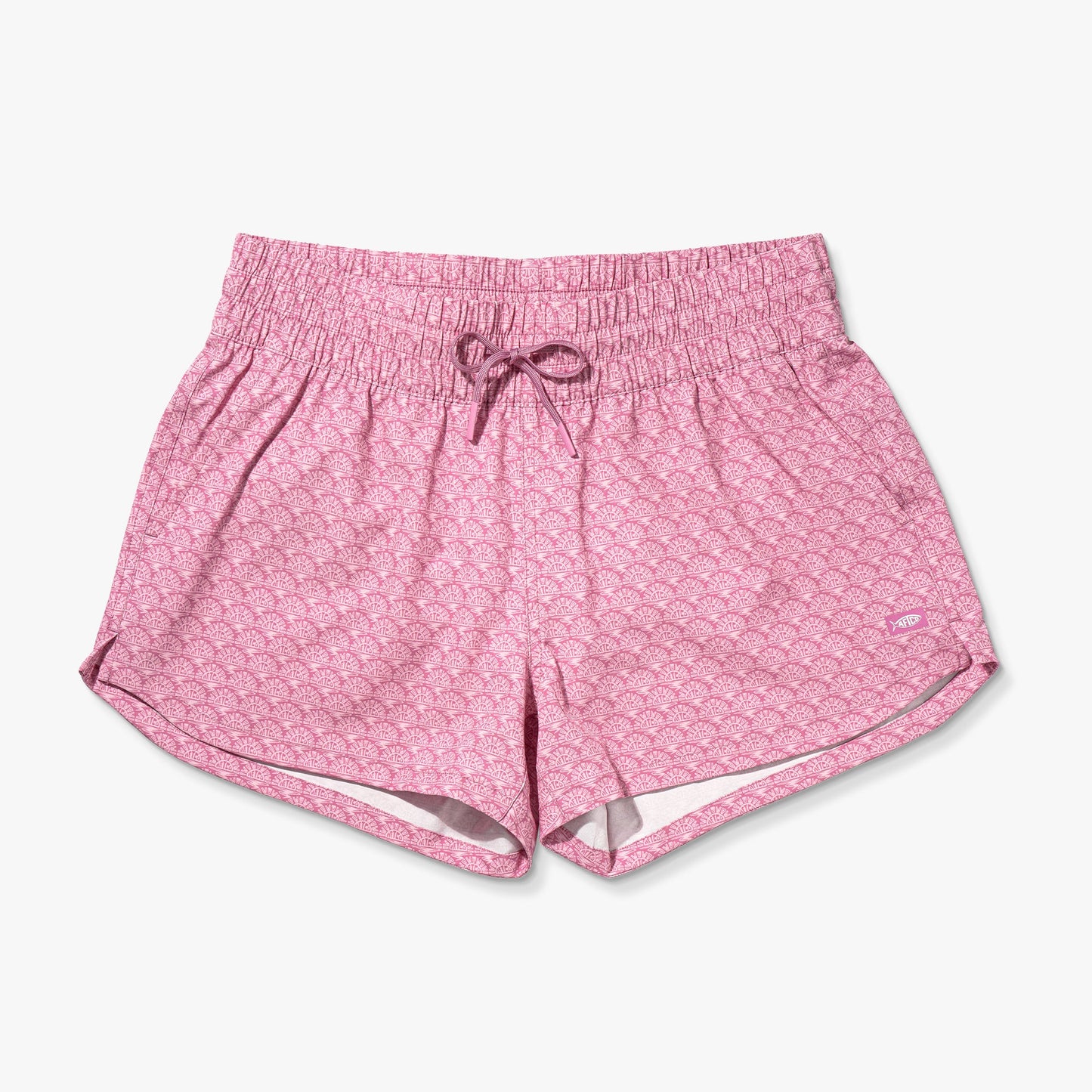 AFTCO Women's Strike Printed Swim Shorts Wild Rose