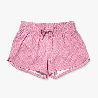 AFTCO Women's Strike Printed Swim Shorts Wild Rose