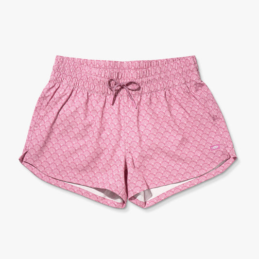 AFTCO Women's Strike Printed Swim Shorts Wild Rose