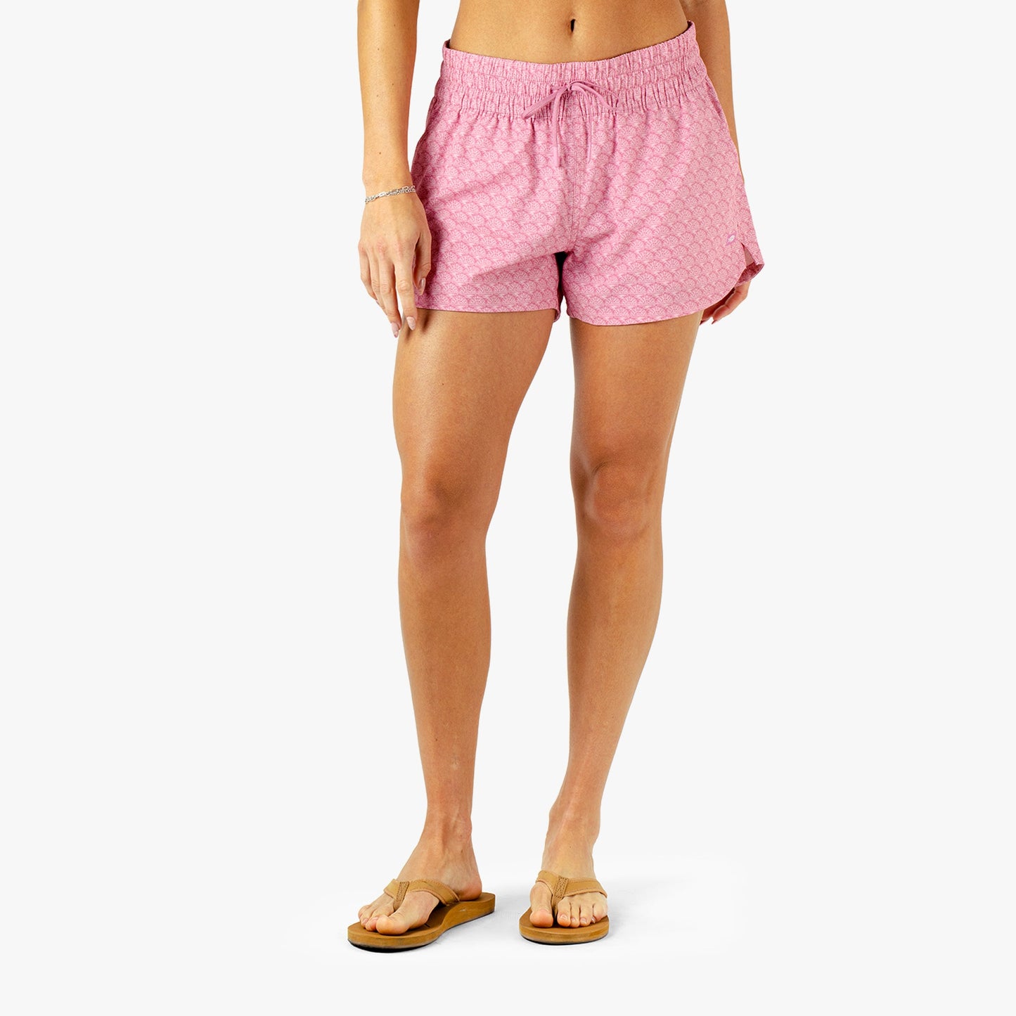 AFTCO Women's Strike Printed Swim Shorts Wild Rose