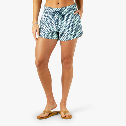 AFTCO Women's Strike Printed Swim Shorts Ink