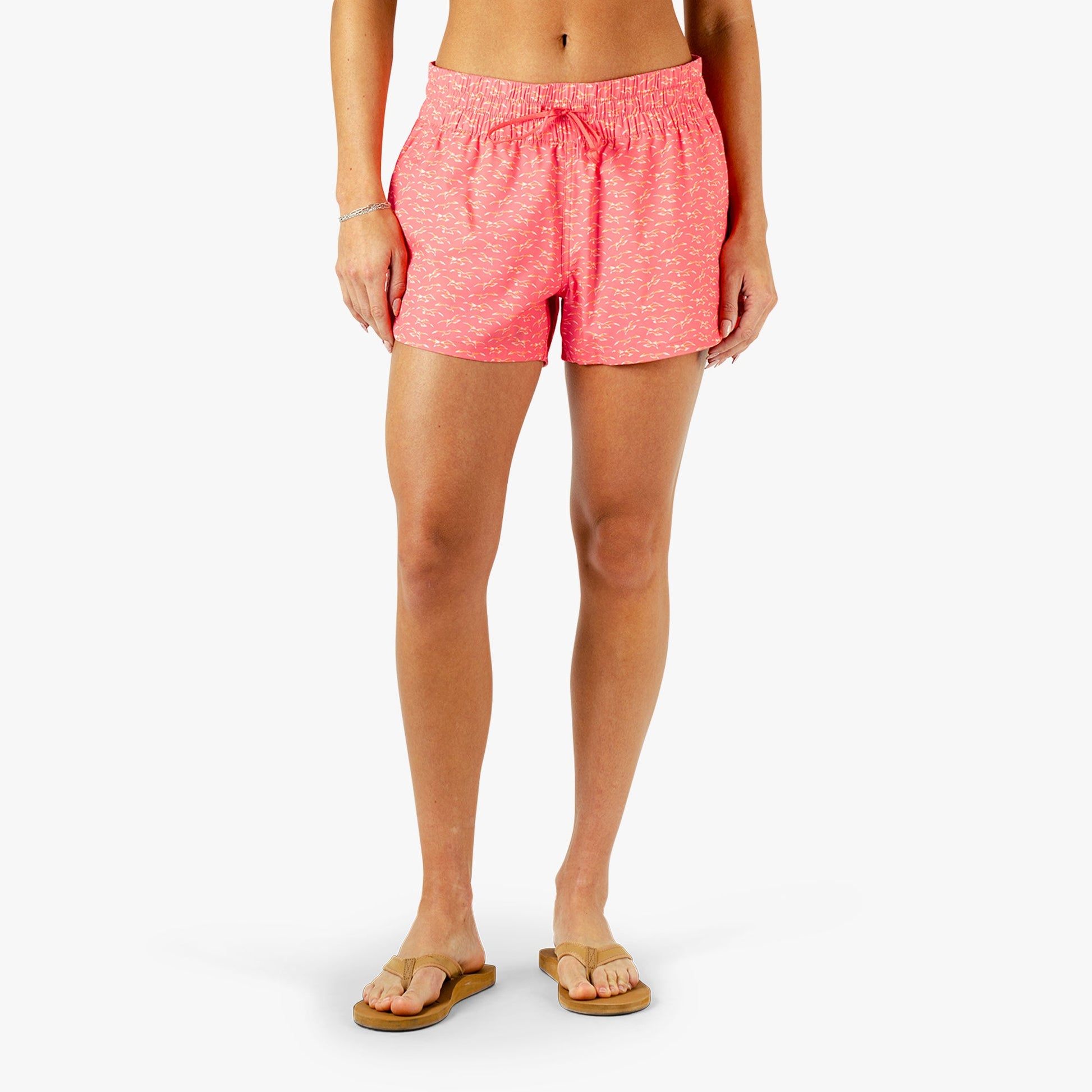 AFTCO Women's Strike Printed Swim Shorts Conch