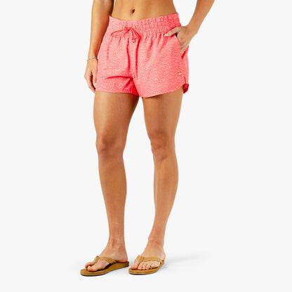 AFTCO Women's Strike Printed Swim Shorts Conch