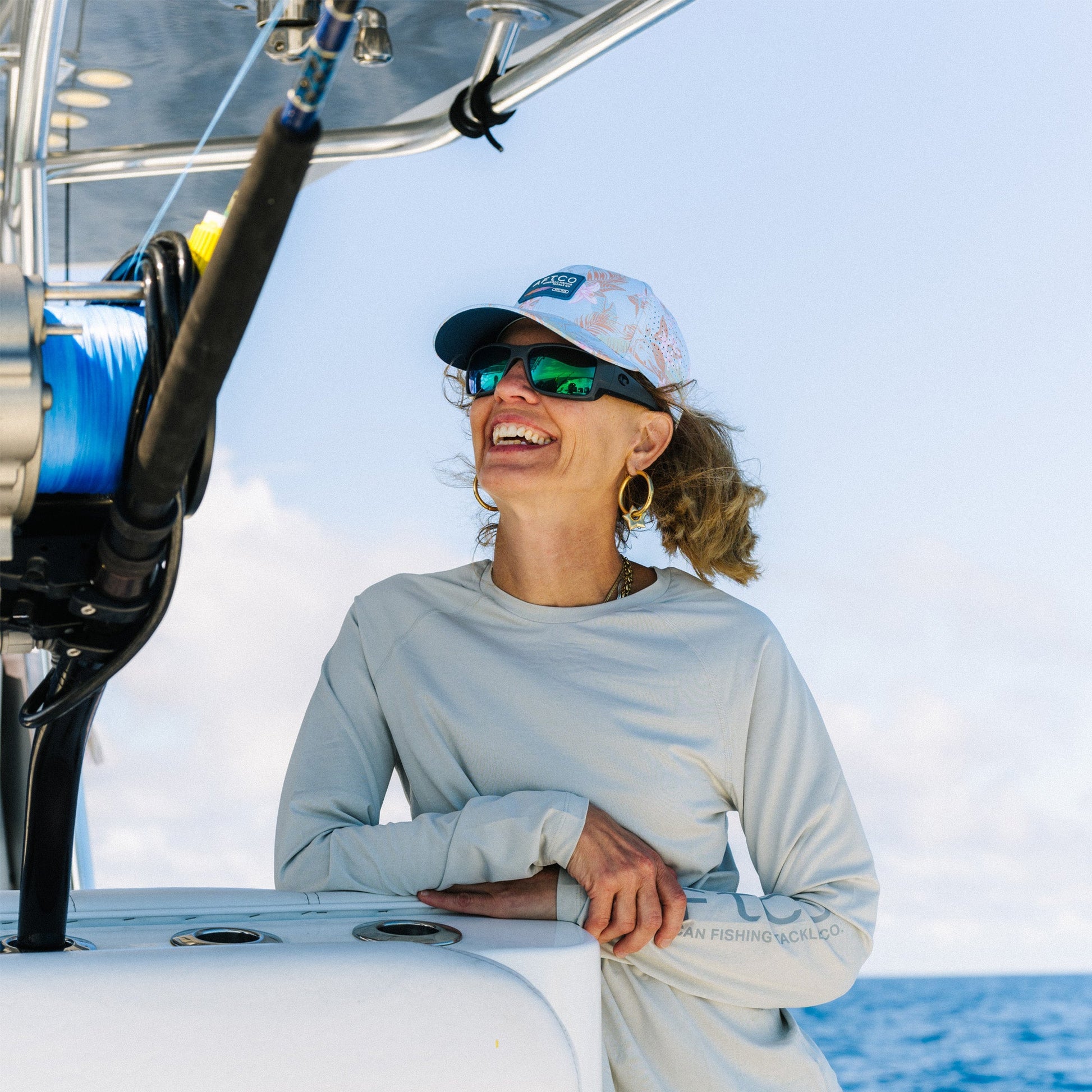 AFTCO Women's Shoreline Tech Fishing Hat Oceanview