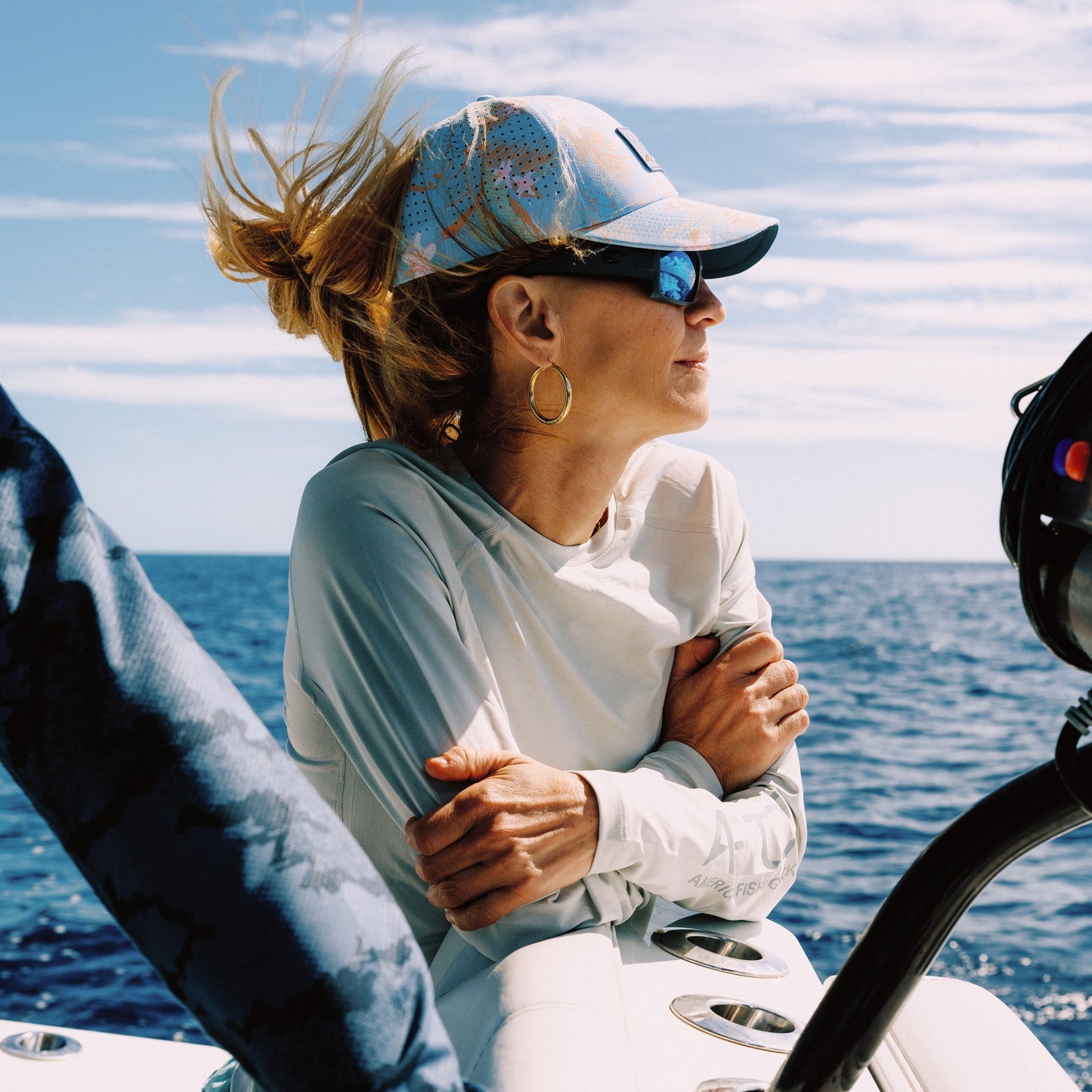 AFTCO Women's Shoreline Tech Fishing Hat Oceanview