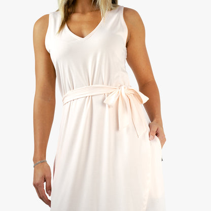 AFTCO Women's Ocean Bound Sleeveless Quick Dry Dress Blush Heather