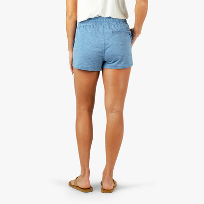 AFTCO Women's Electrolyte Fishing Shorts Captains Blue Heather