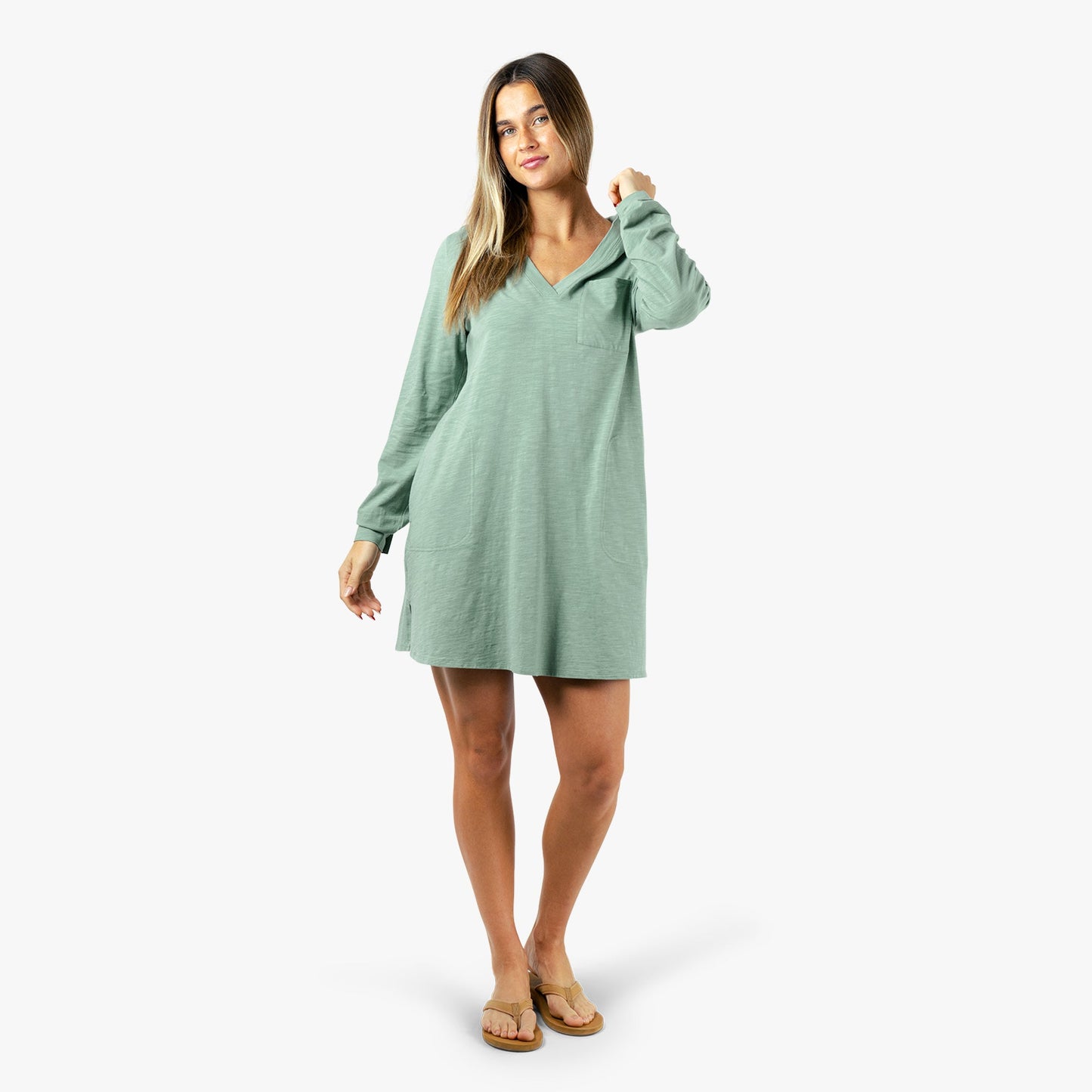 AFTCO Women's Cloud Knit Hooded Fishing Cover Up Ink Heather
