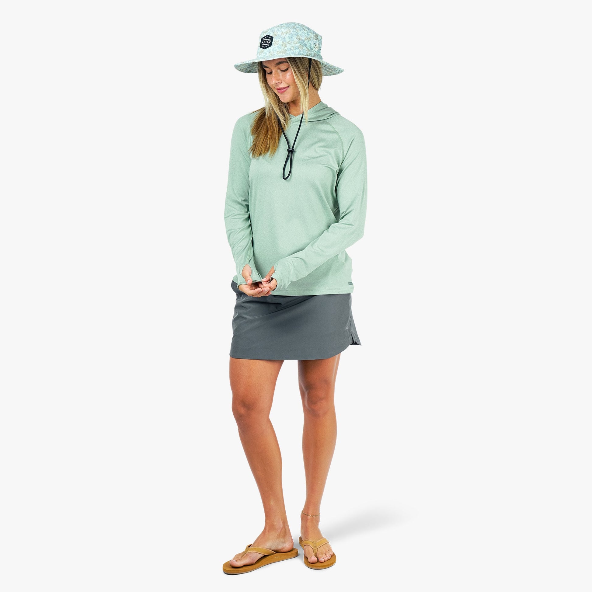 AFTCO Samurai 2.0 Fishing Shirts For Women Pink Heather