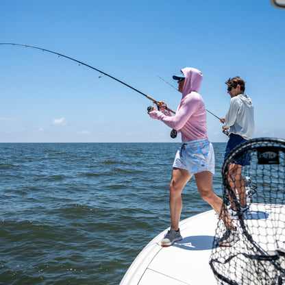 AFTCO Samurai 2.0 Fishing Shirts For Women Pink Heather