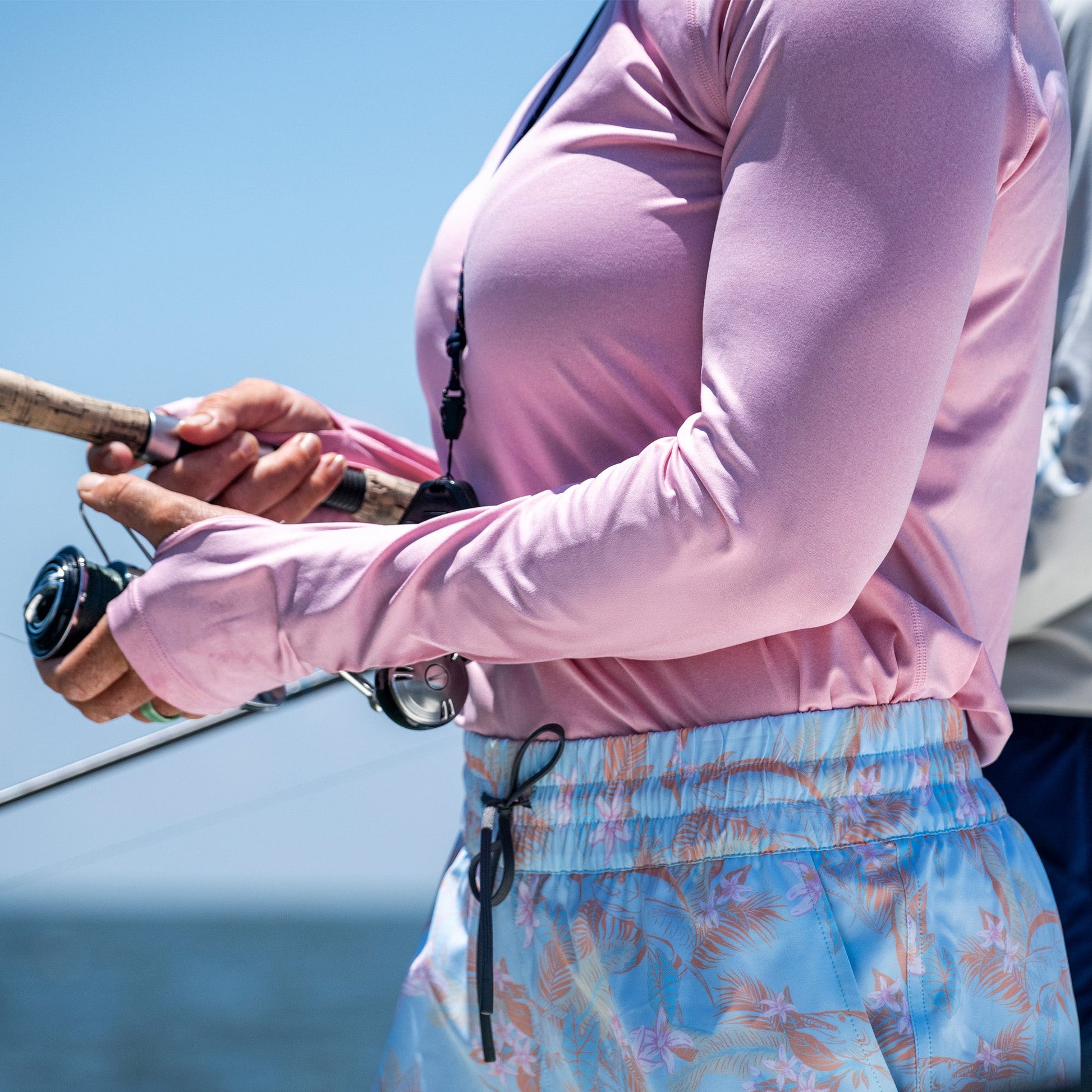 AFTCO Samurai 2.0 Fishing Shirts For Women Pink Heather