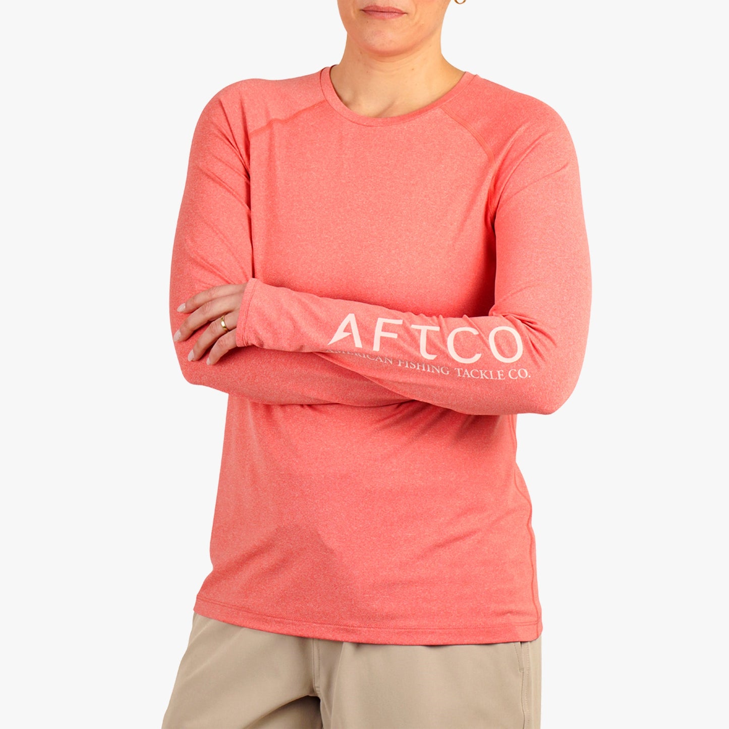 AFTCO Samurai 2.0 Women's Fishing Shirts Bay Leaf Heather