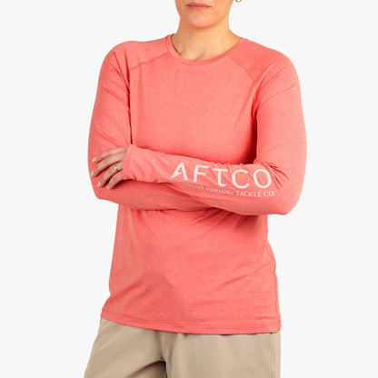 AFTCO Samurai 2.0 Women's Fishing Shirts Bay Leaf Heather