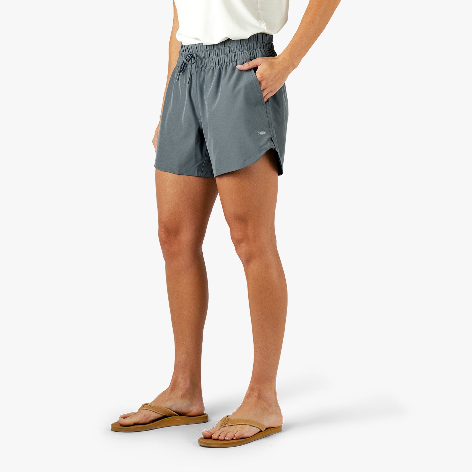 AFTCO Strike Women's Swim Shorts Charcoal