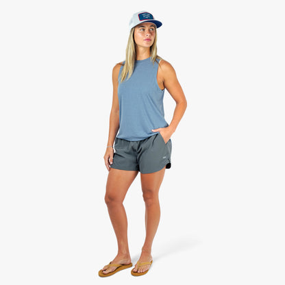 AFTCO Strike Women's Swim Shorts Charcoal