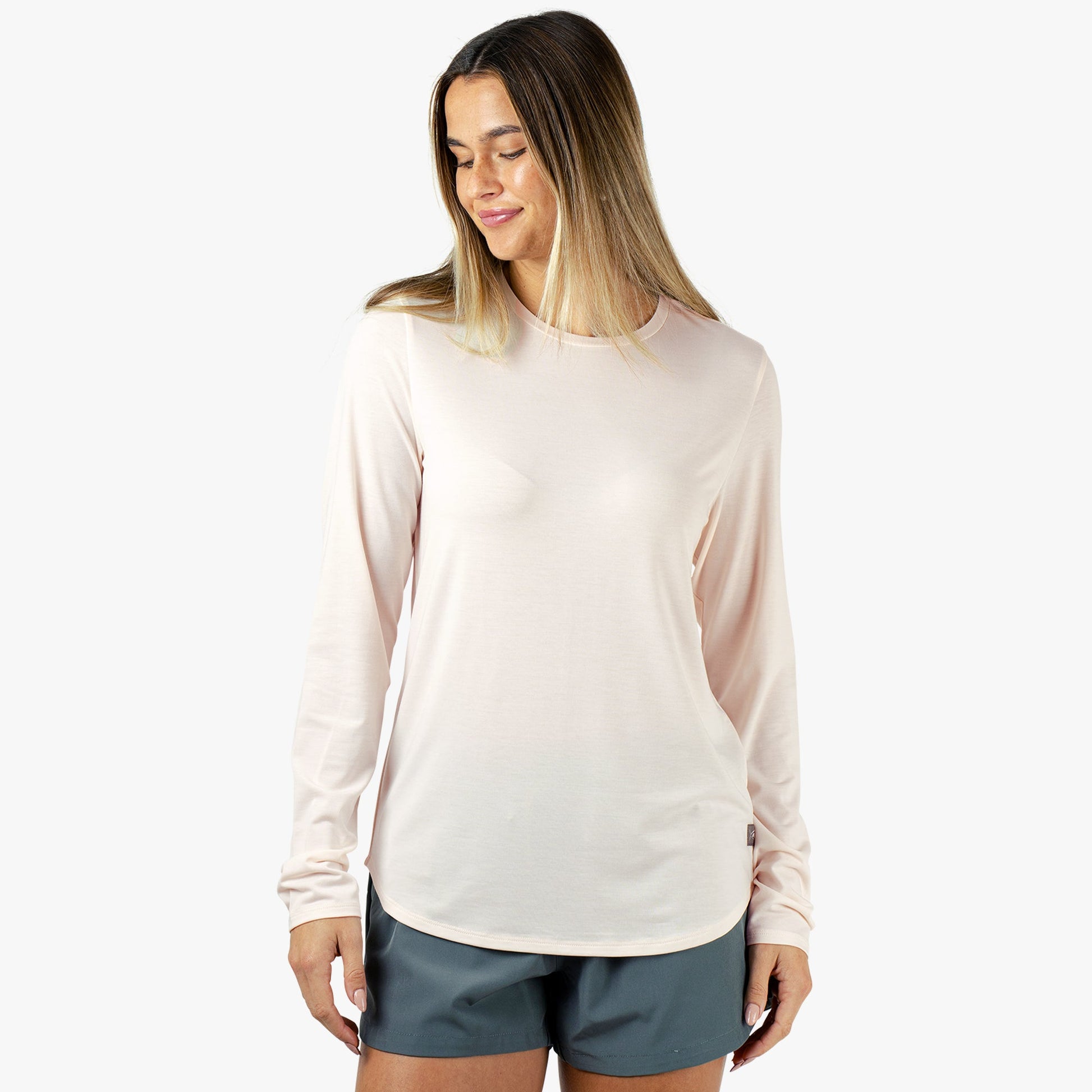 AFTCO Ocean Bound Women's Fishing Shirt Blush Heather