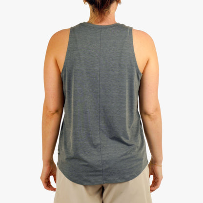 AFTCO Women's Ocean Bound Performance Tank Blush Heather