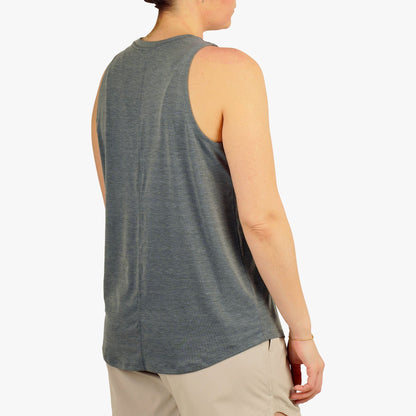 AFTCO Women's Ocean Bound Performance Tank Blush Heather