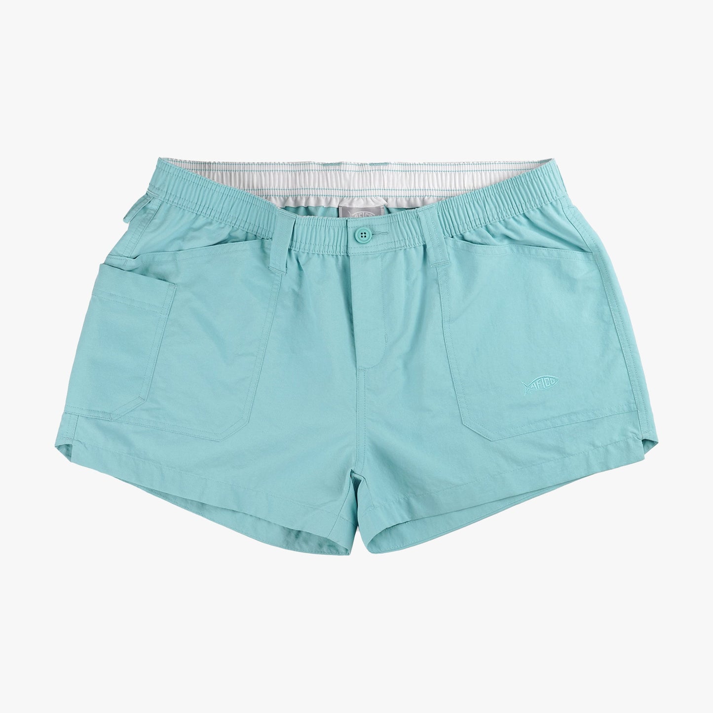 AFTCO Women's The Original Fishing Short® Pastel Turquoise