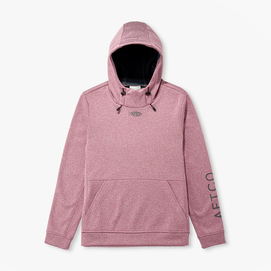 AFTCO Women's Shadow Hoodie Rose Dawn Heather