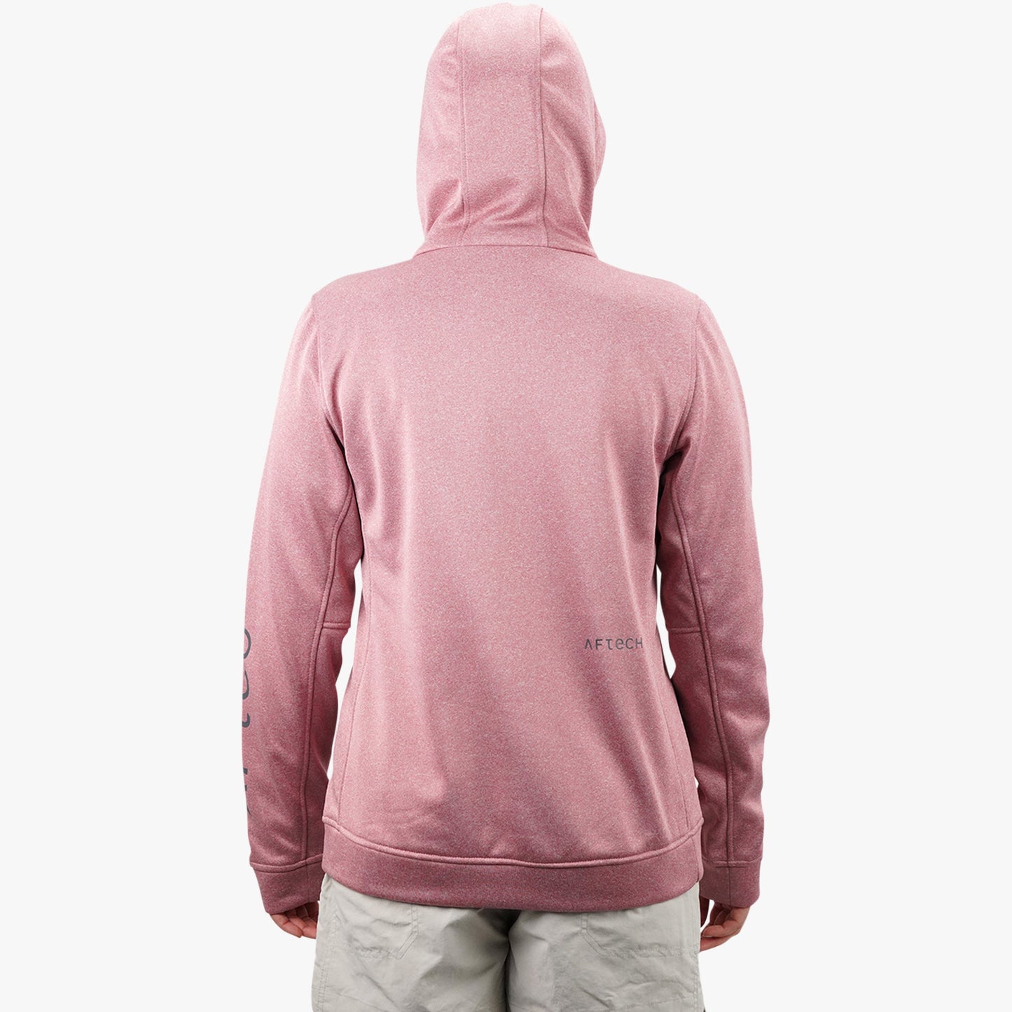AFTCO Women's Shadow Hoodie Rose Dawn Heather