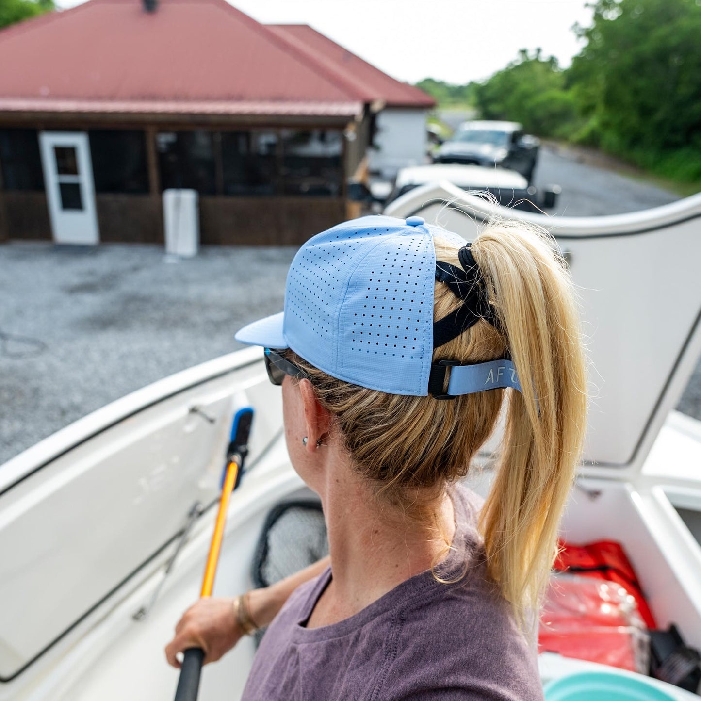 AFTCO Women's Tech Fishing Hat |AFTCO Black