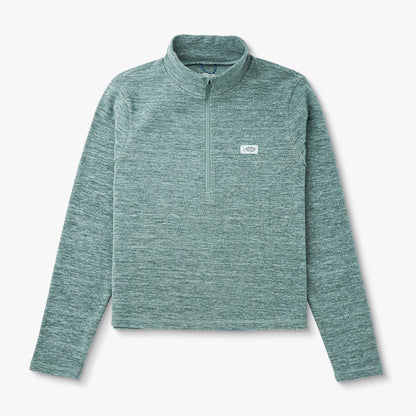AFTCO Women's Coastal Layer 1/4 Zip Fishing Pullover Steel Heather