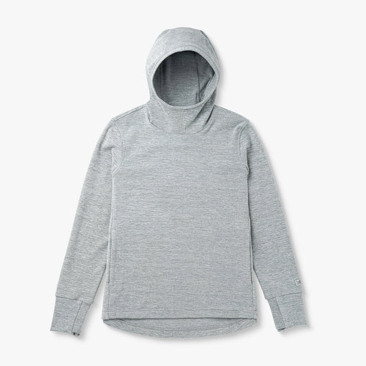 AFTCO Women's Coastal Layer Pullover Hoodie Steel Heather