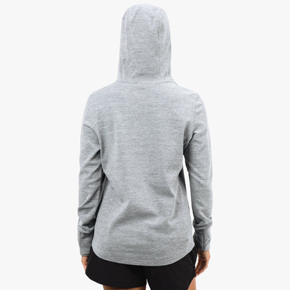 AFTCO Women's Coastal Layer Pullover Hoodie Steel Heather