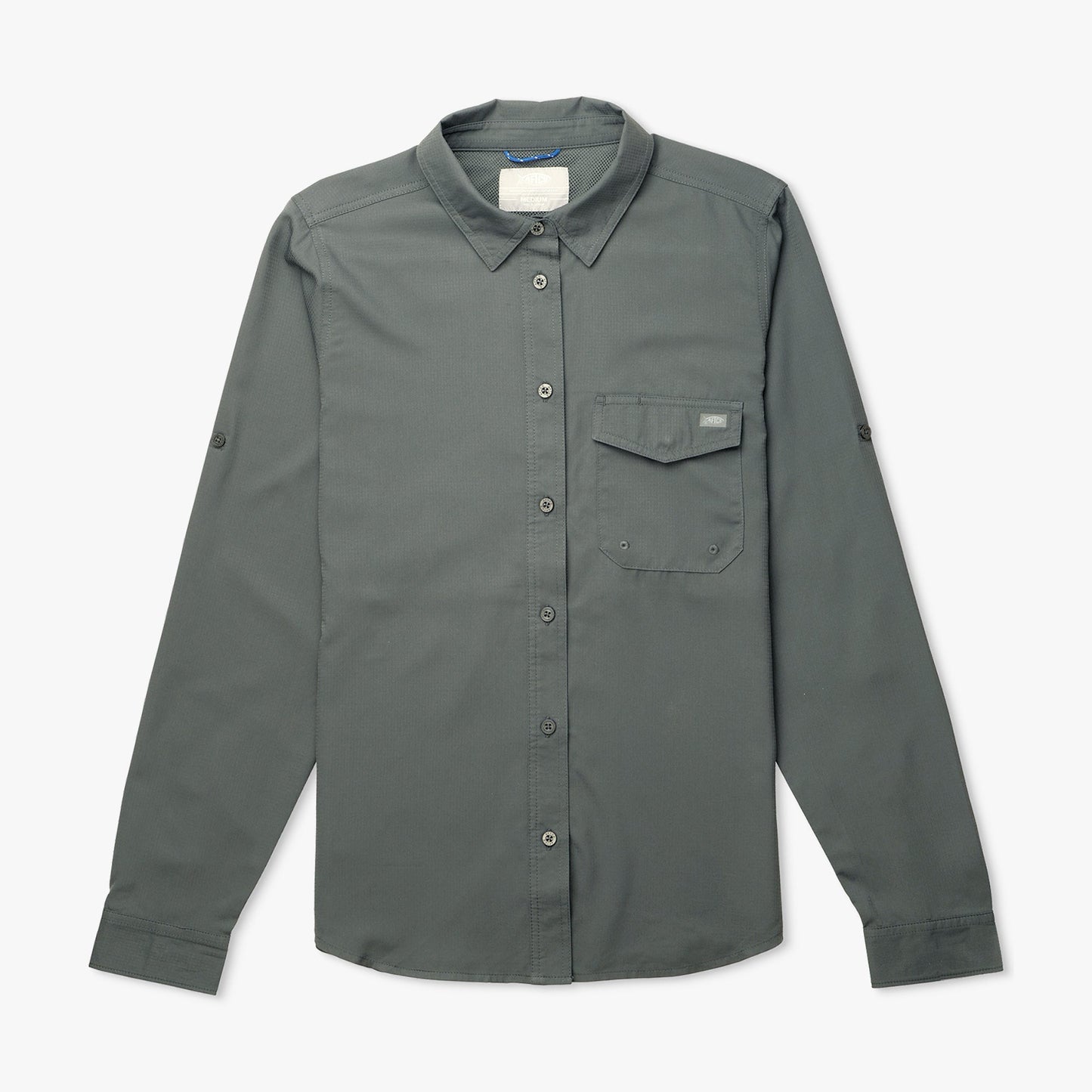 AFTCO Women's Palomar Tech LS Wovens Charcoal