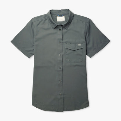 AFTCO Women's Palomar Tech SS Wovens Charcoal