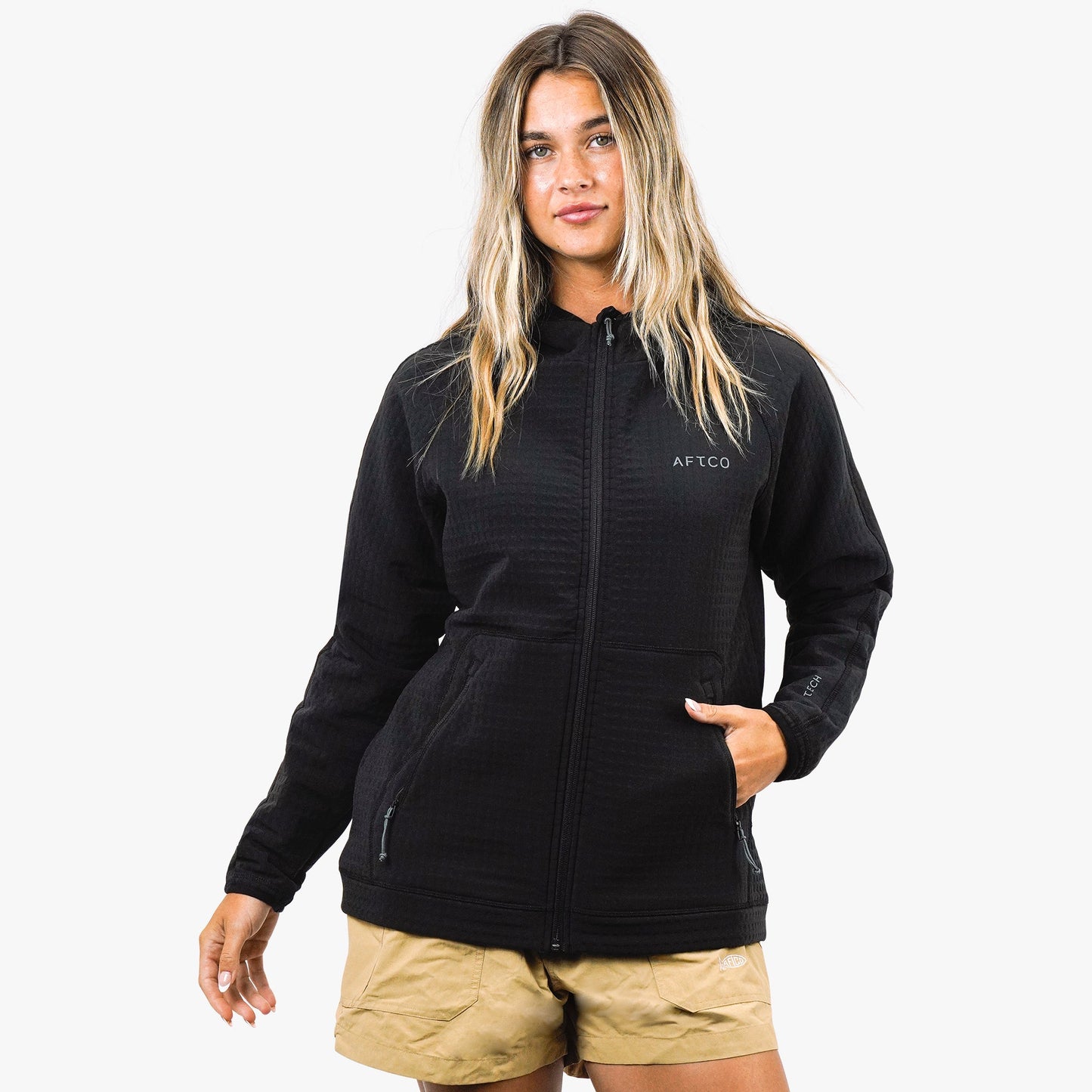 AFTCO Women's ArmorLoft Fishing Sweatshirt Black