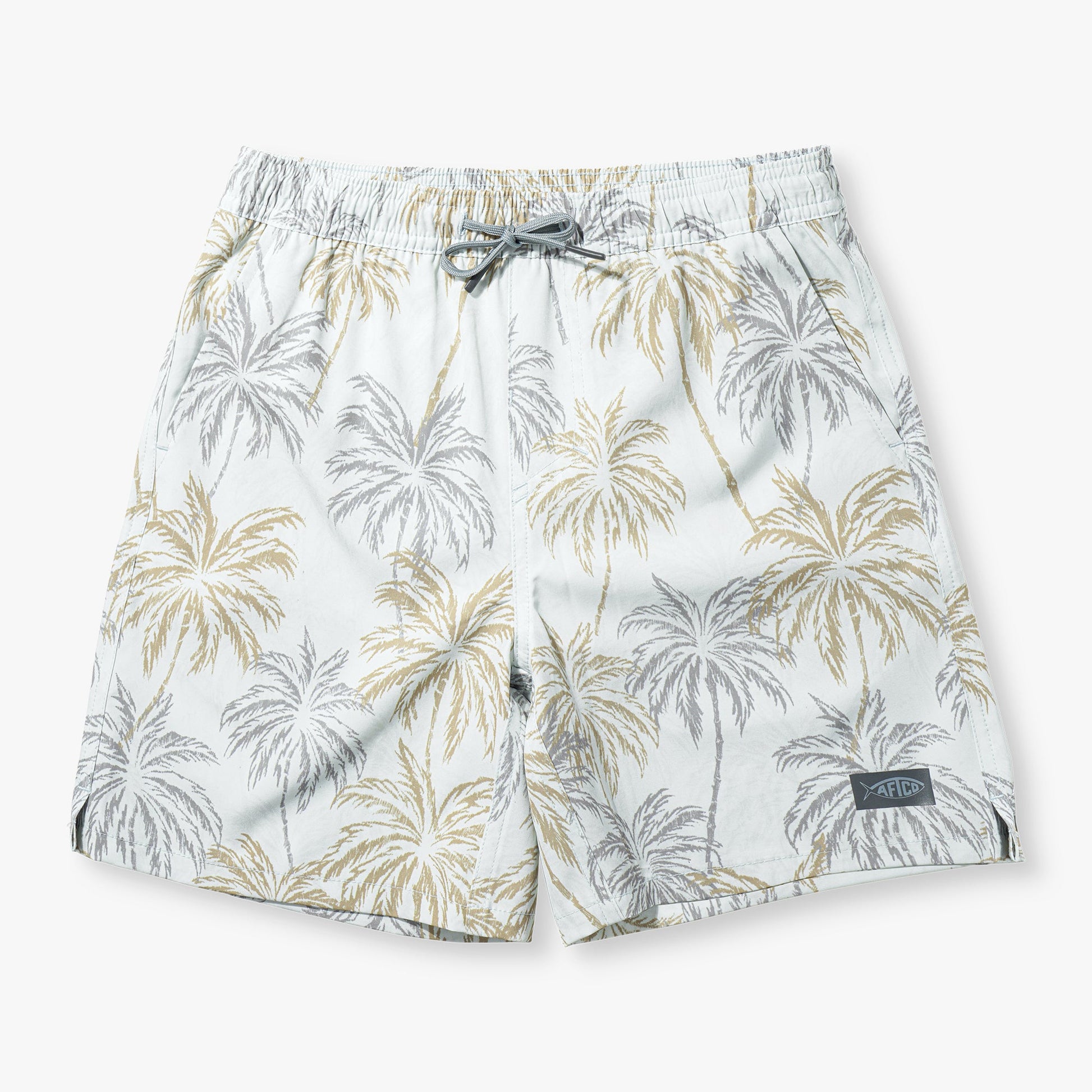 AFTCO Youth Strike Printed Swim Shorts Aqa Glass