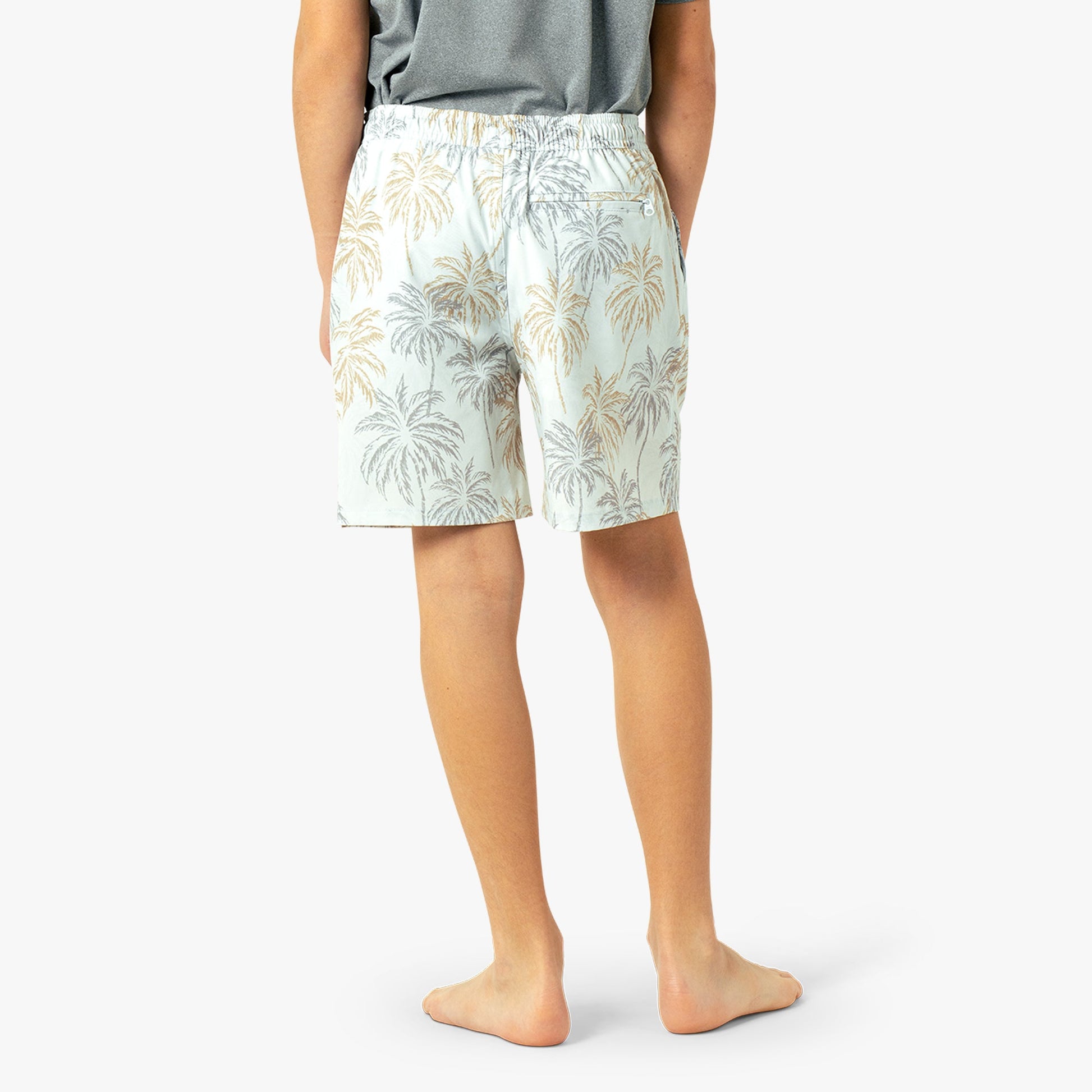 AFTCO Youth Strike Printed Swim Shorts Aqa Glass