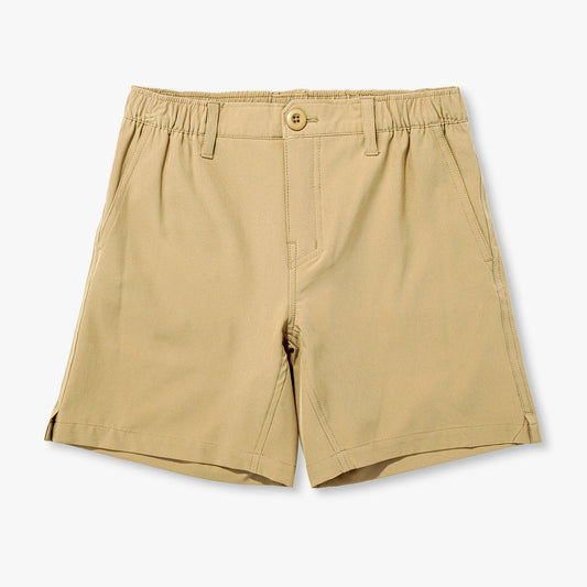 AFTCO Youth Everyday Stretch Fishing Shorts Dark Sand