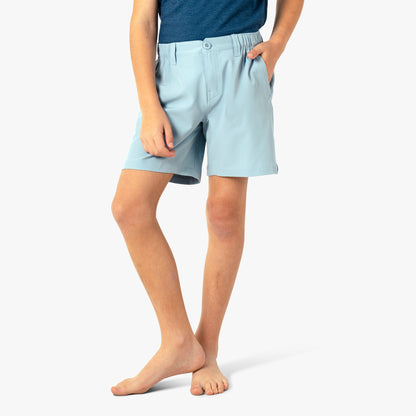 AFTCO Youth Everyday Stretch Fishing Shorts Dark Sand