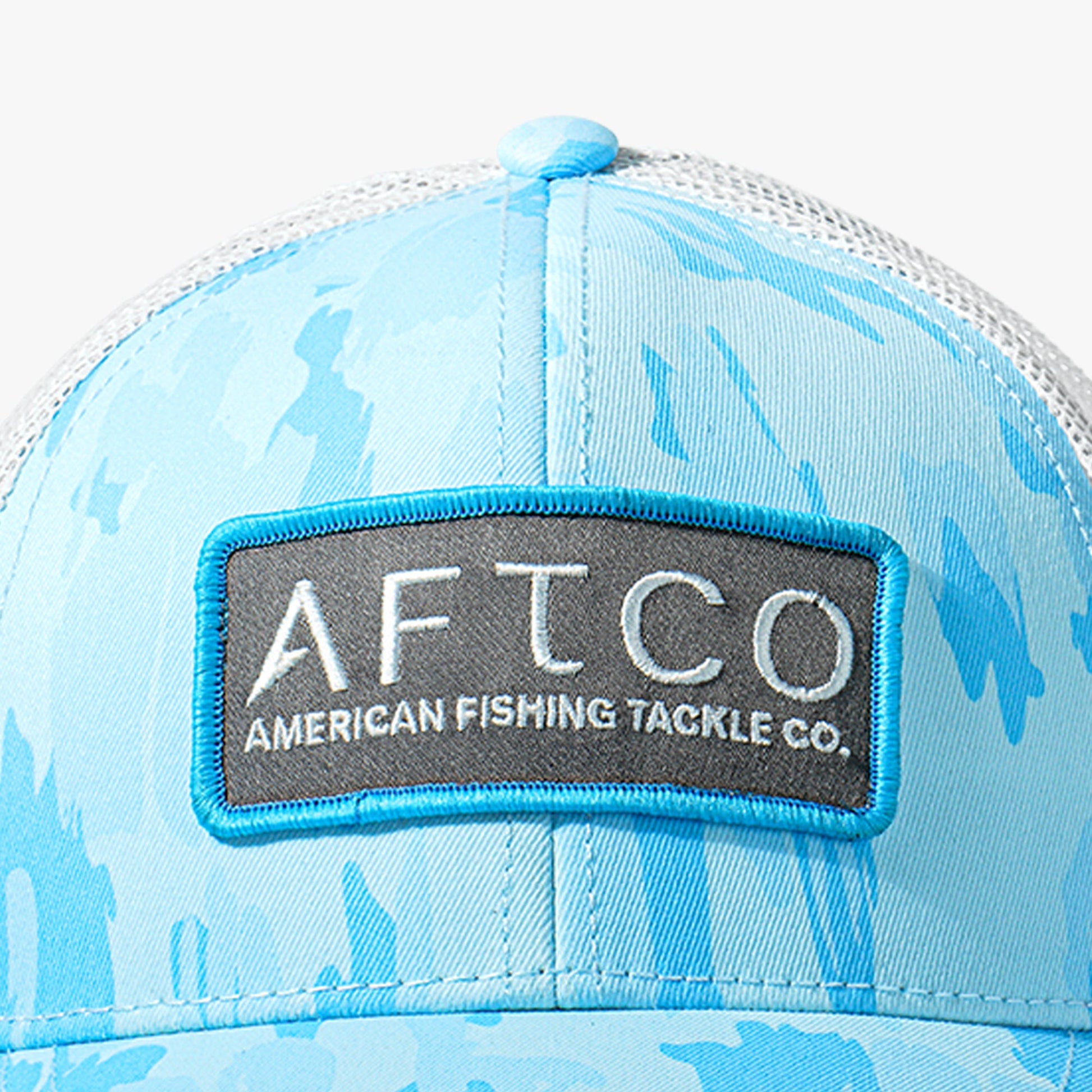 AFTCO Youth Victory Fishing Trucker Hat Tidal Current Camo