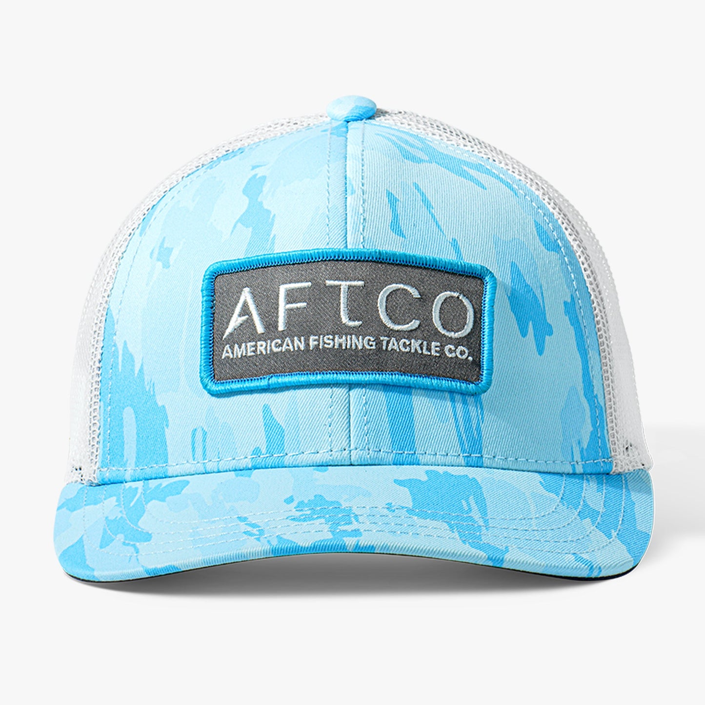 AFTCO Youth Victory Fishing Trucker Hat Tidal Current Camo