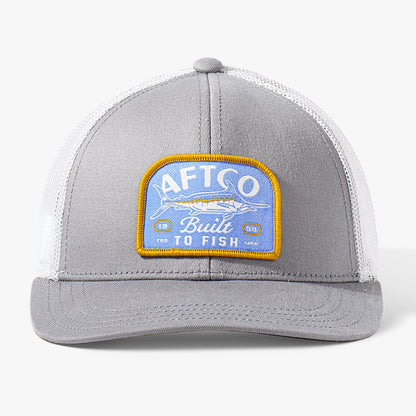AFTCO Youth Trilogy Fishing Trucker Hat Silver