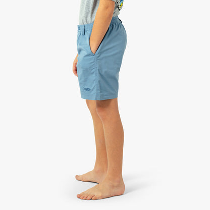 AFTCO Youth Landlocked Shorts Blue Shadow