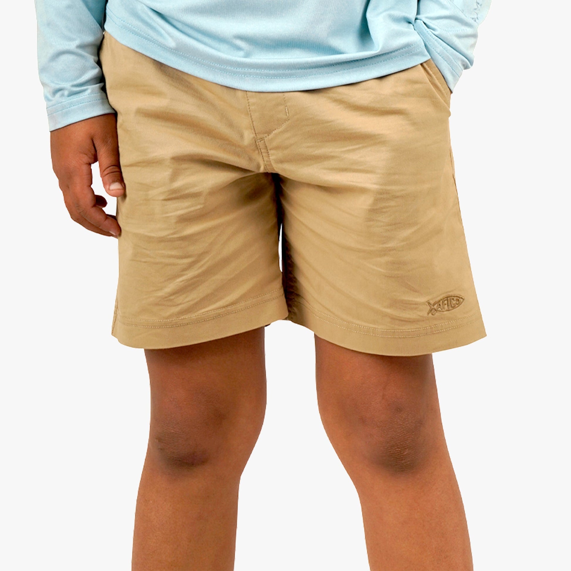 AFTCO Youth Landlocked Shorts Blue Shadow