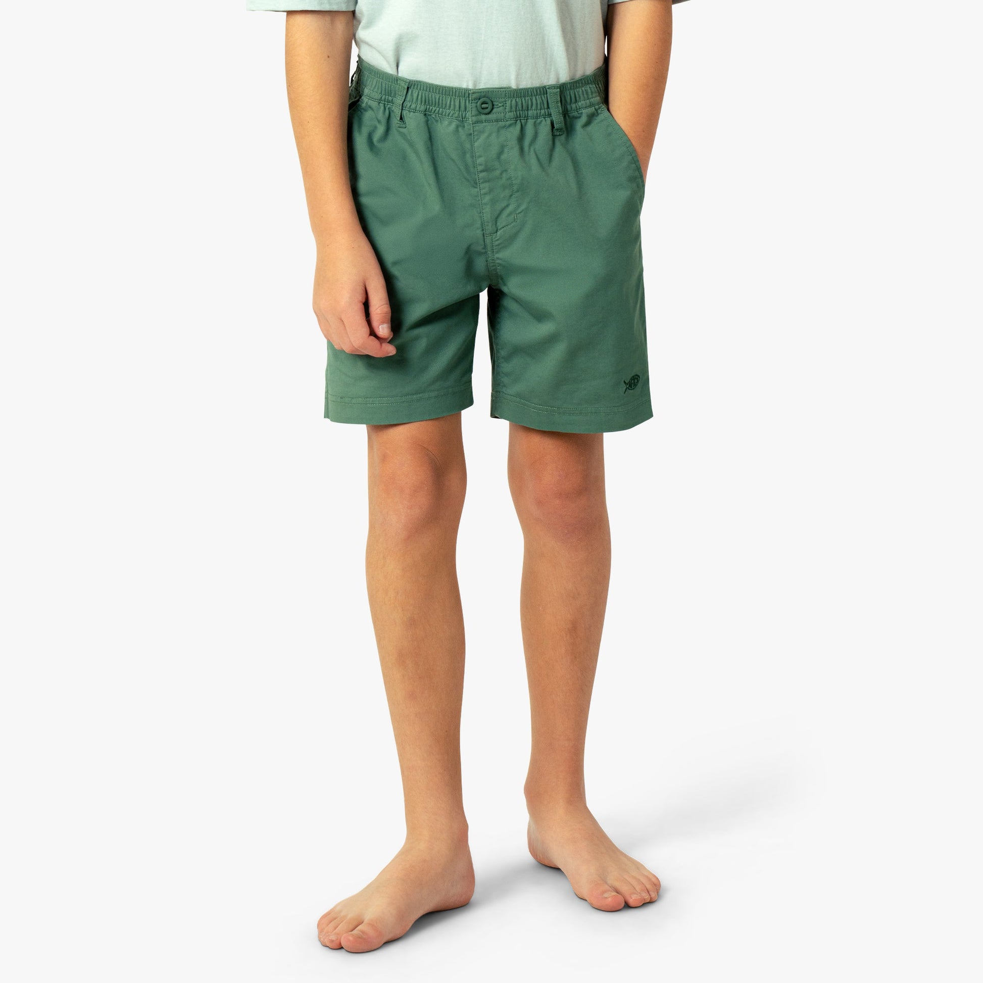 AFTCO Youth Landlocked Shorts Blue Shadow