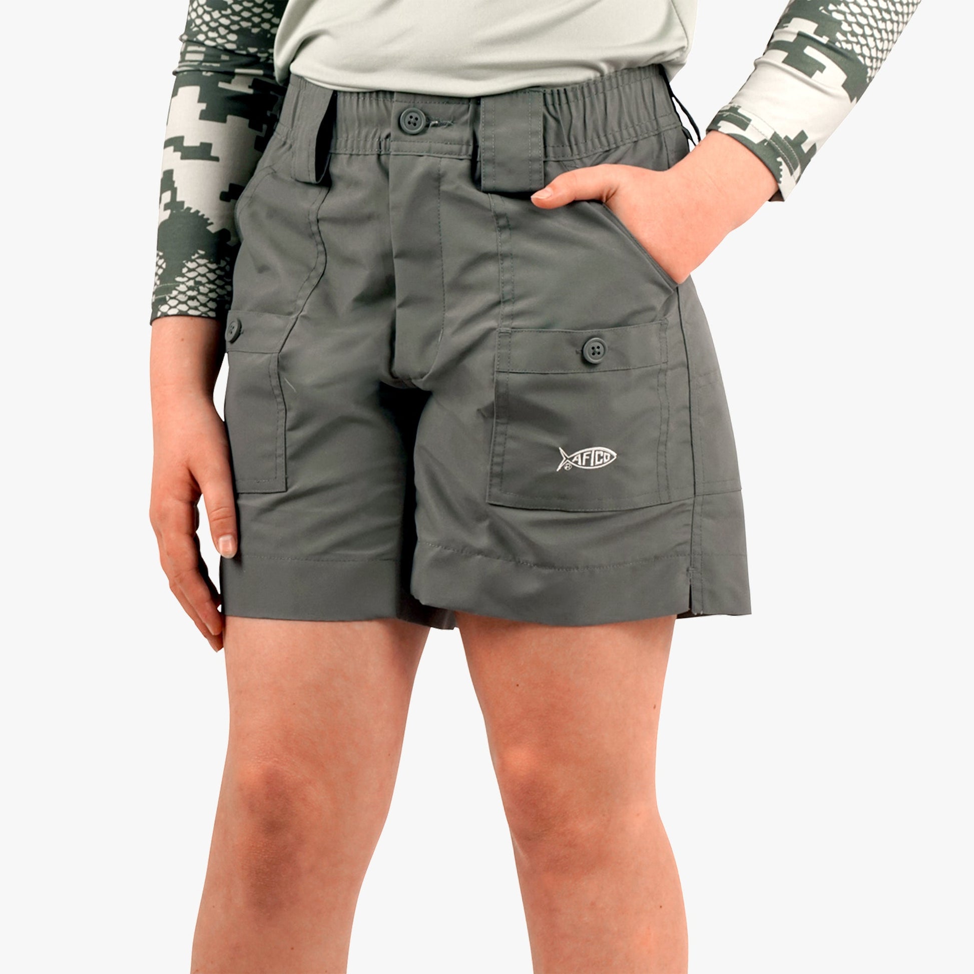 AFTCO Kids Original Fishing Shorts Splish Splash