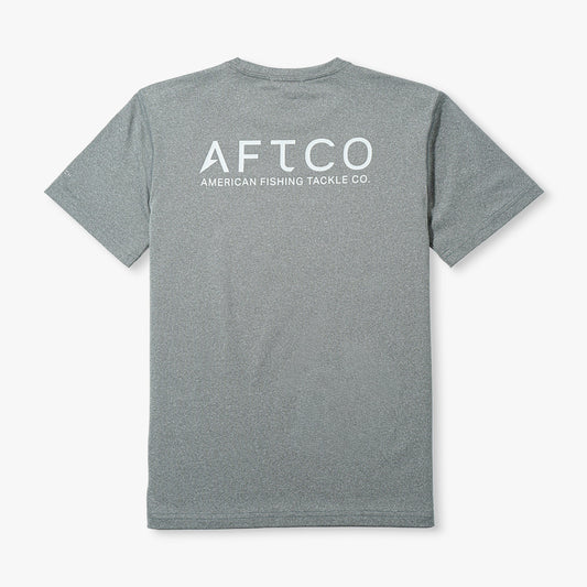 AFTCO Youth Samurai SS Performance Shirt Steel Heather