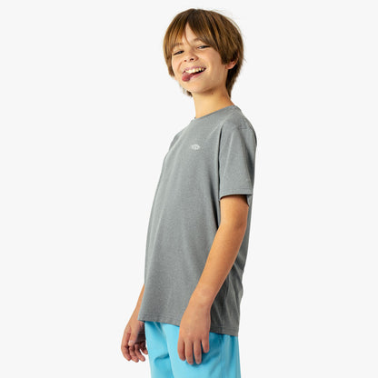 AFTCO Youth Samurai SS Performance Shirt Steel Heather