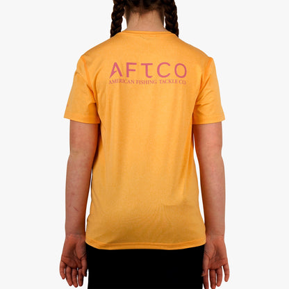 AFTCO Youth Samurai SS Performance Shirt Steel Heather