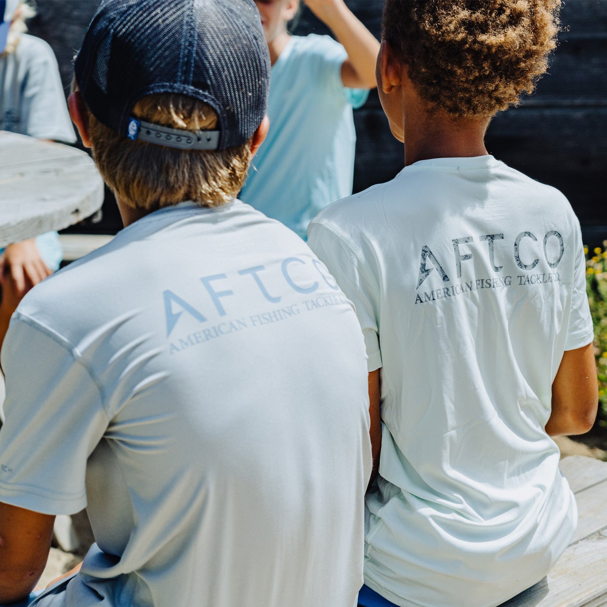 AFTCO Youth Samurai SS Performance Shirt Steel Heather