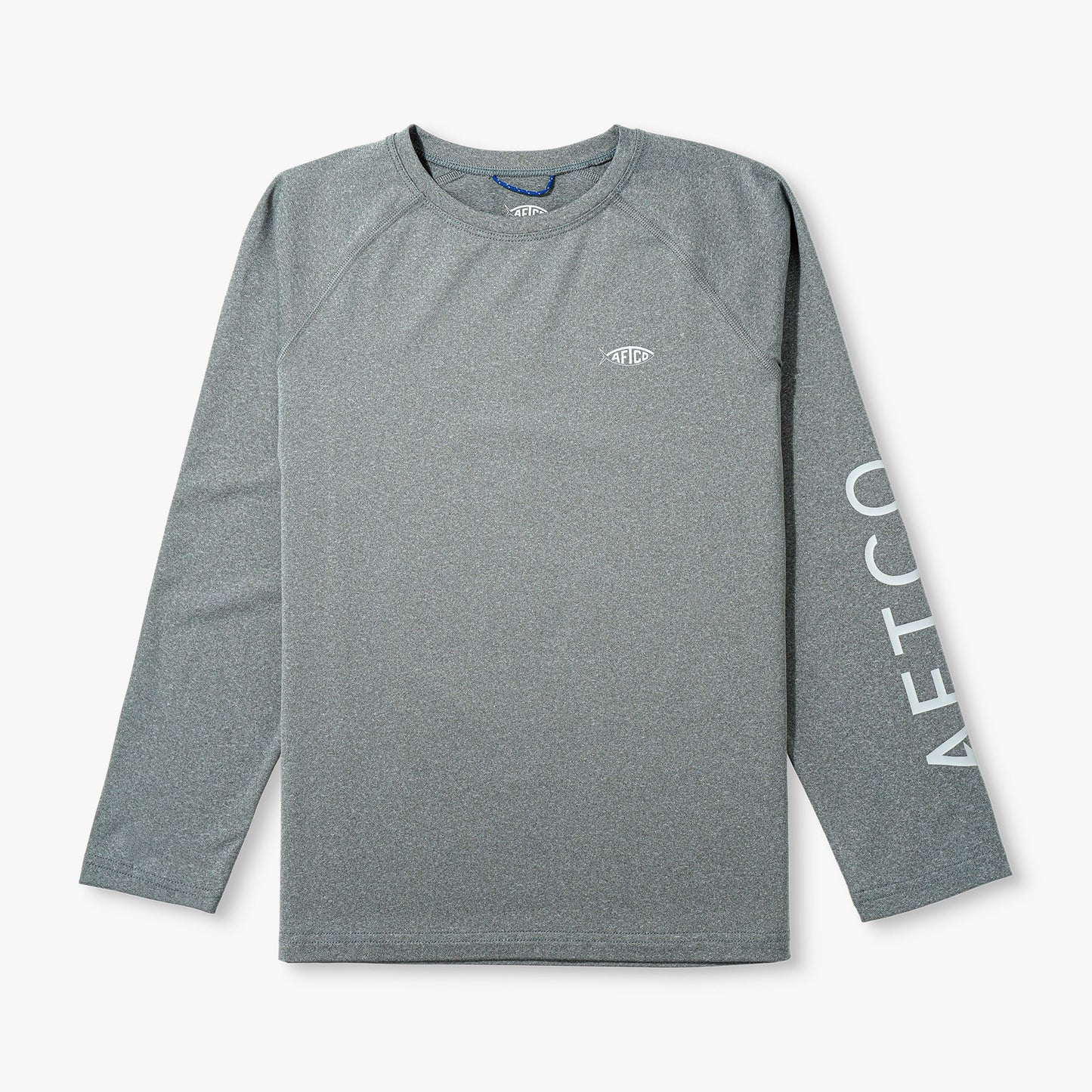 AFTCO Youth Samurai Performance LS Shirt Coral Sands Heather